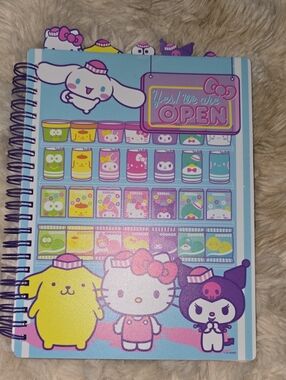 Hello Kitty Journal/Notebook with Tabs 80 Sheets